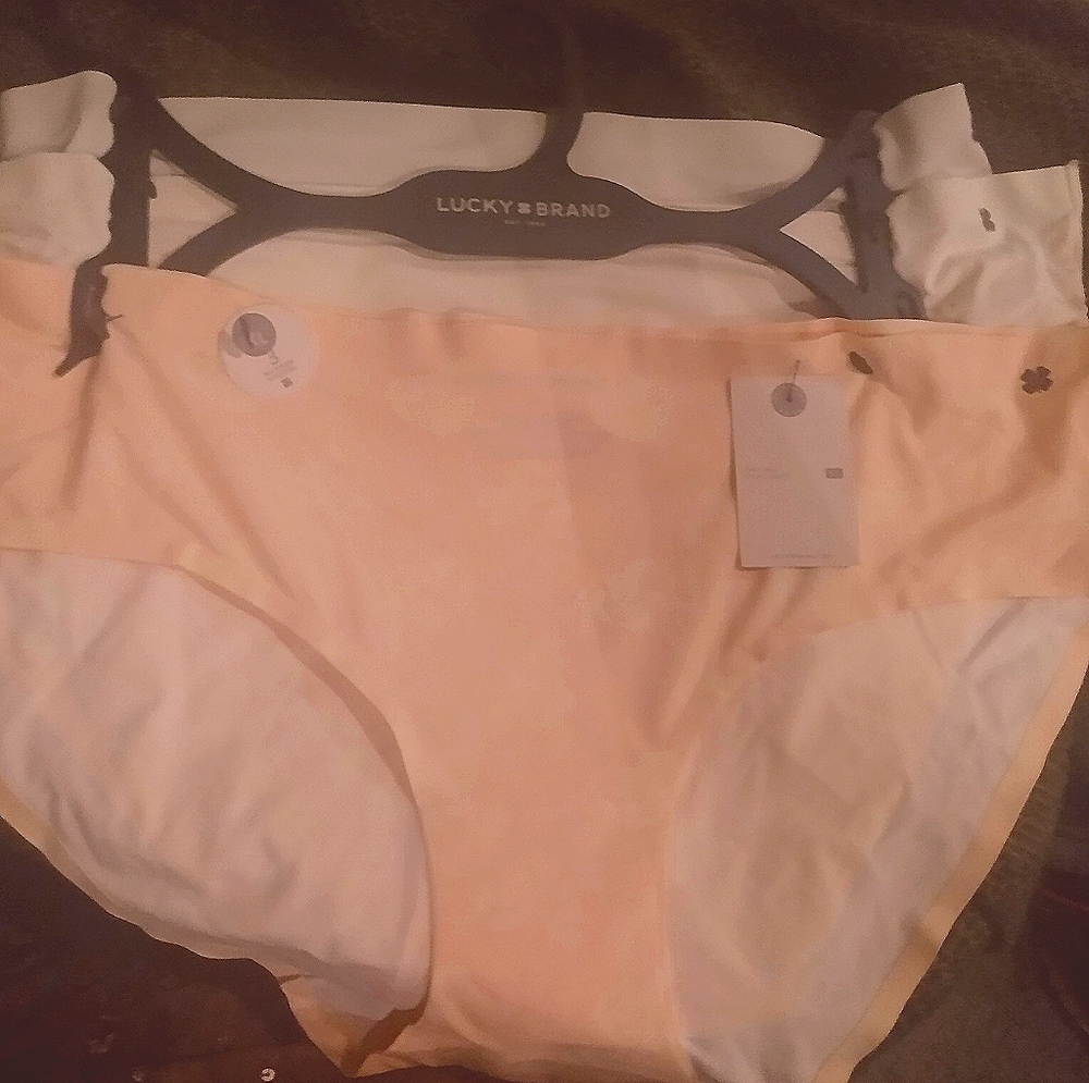Lucky Brand NWT 3 pk Large No Show Hipster Panties